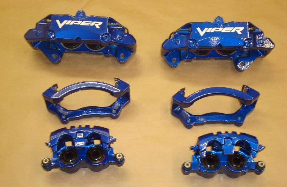 Powdercoating Service Brake Calipers Dodge Ram SRT-10 Truck - Click Image to Close